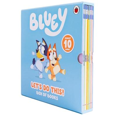 Bluey Let's Do This Box of Books cover