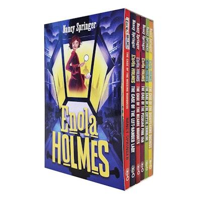 Enola Holmes Mystery Series cover