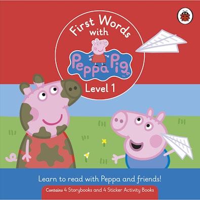 First Words with Peppa Level 1 Box Set cover