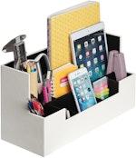 Desk Supplies Office Organizer Caddy (White) alternate 4