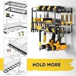 4-Slot Wall Rack Tool Organizer for Garage alternate 2