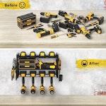 4-Slot Wall Rack Tool Organizer for Garage alternate 4