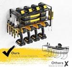 4-Slot Wall Rack Tool Organizer for Garage alternate 5