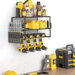 4-Slot Wall Rack Tool Organizer for Garage alternate 6