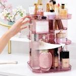 CARLA HOME 360 Rotating Makeup Organizer - Pink alternate 2