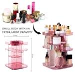 CARLA HOME 360 Rotating Makeup Organizer - Pink alternate 5