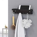 Wall Mounted Mail & Key Holder - Black alternate 3