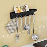 Wall Mounted Mail & Key Holder - Black alternate 5