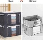 Large 100L Clothes Storage Bag 3-Pack with Handles alternate 3