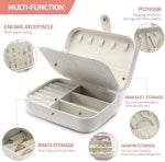 Portable Travel Jewelry Case (White) alternate 1
