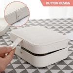 Portable Travel Jewelry Case (White) alternate 2