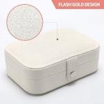 Portable Travel Jewelry Case (White) alternate 4