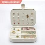 Portable Travel Jewelry Case (White) alternate 5