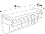 Wall-Mounted Shelf for Cosmetics & Jewelry alternate 1