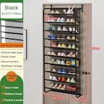 10-Tier Over Door Shoe Rack & Wall Mount Shelf alternate 2