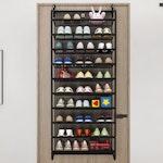 10-Tier Over Door Shoe Rack & Wall Mount Shelf alternate 3