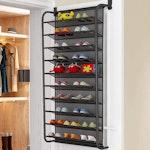 10-Tier Over Door Shoe Rack & Wall Mount Shelf alternate 4