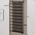 10-Tier Over Door Shoe Rack & Wall Mount Shelf alternate 6