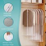 5-Piece Mothproof Garment Bags 60x100cm alternate 5