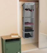 5-Shelf Hanging Closet Organizer with Side Pockets alternate 5