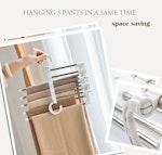 CARLA HOME 2-Pack Adjustable 5-in-1 Pants Hangers alternate 6