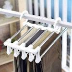 CARLA HOME 2-Pack Adjustable 5-in-1 Pants Hangers alternate 8
