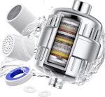 20-Stage Showerhead Filter - Hard Water, Chrome thumbnail