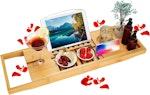 Bamboo Bath Tray with Extendable Sides thumbnail
