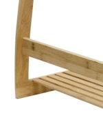 CARLA HOME 3-Tier Bamboo Towel Rack with Shelf alternate 4