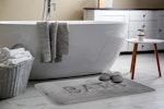 CARLA HOME Thick Memory Foam Bath Mat, Grey alternate 2