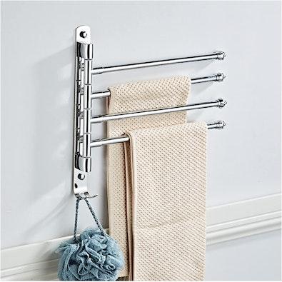 Stainless Steel Swivel Towel Bar - Wall Mounted cover