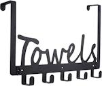 Heavy-Duty Over Door Hooks with 5 Racks thumbnail