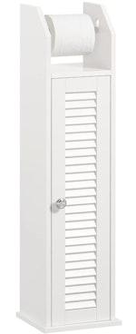 White Wooden Bathroom Cabinet thumbnail