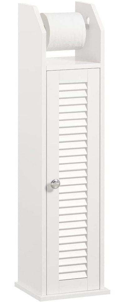 White Wooden Bathroom Cabinet cover