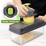 Grey Vegetable Chopper with Container alternate 5