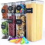 7-Piece BPA-Free Plastic Food Containers thumbnail