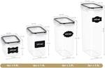 7-Piece BPA-Free Plastic Food Containers alternate 1