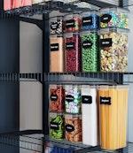 7-Piece BPA-Free Plastic Food Containers alternate 3
