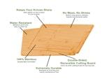 CARLA HOME 3-Piece Bamboo Cutting Board Set alternate 4