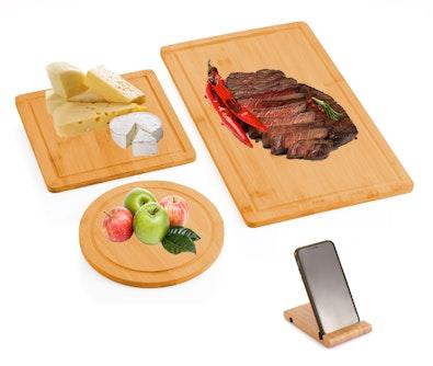 CARLA HOME 3-Piece Bamboo Cutting Board Set cover