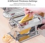 VIKUS Manual Pasta Maker with 8 Thickness Settings alternate 4