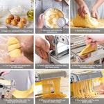 VIKUS Manual Pasta Maker with 8 Thickness Settings alternate 5