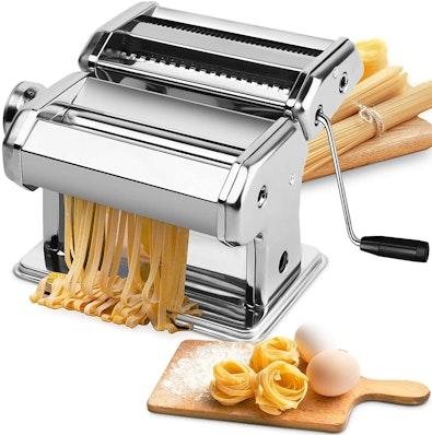 VIKUS Manual Pasta Maker with 8 Thickness Settings cover