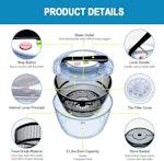 Large 5L Multifunctional Salad Spinner alternate 2