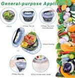 Large 5L Multifunctional Salad Spinner alternate 3
