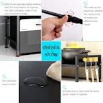 Black Microwave Shelf & Kitchen Organizer alternate 2