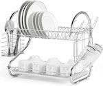 2 Tier Chrome Dish Rack thumbnail