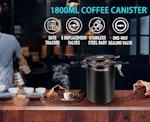 1.8L Airtight Stainless Coffee Container alternate 6