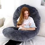 C-Shaped Pregnancy Pillow - Black alternate 4