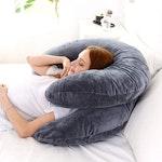 C-Shaped Pregnancy Pillow - Black alternate 5